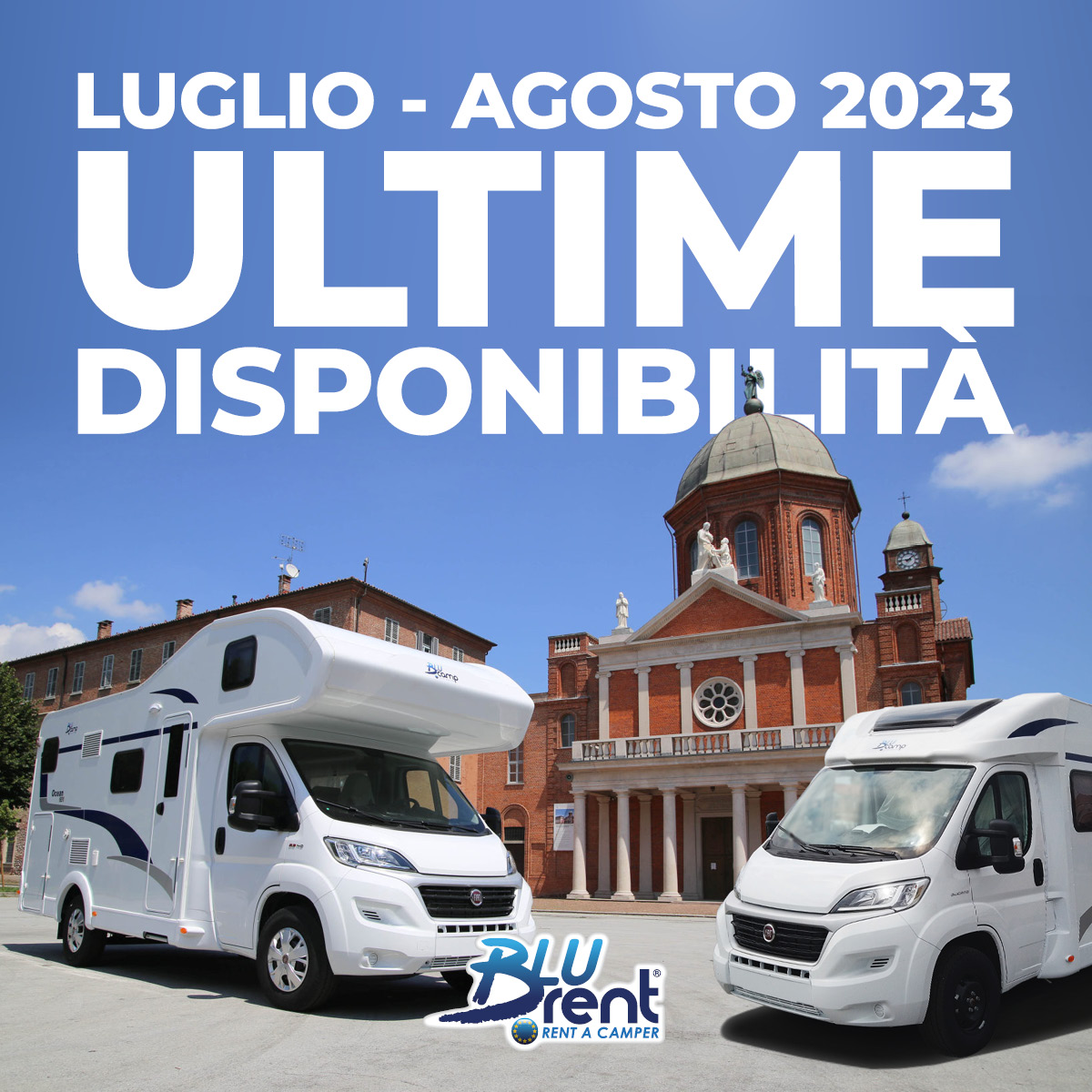 Noleggio camper luglio e agosto - Ultime disponibilità